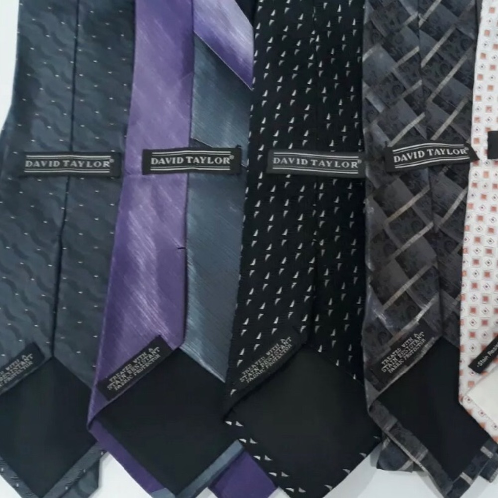A WEEK (7) Worth Men's Neck Ties Geometric